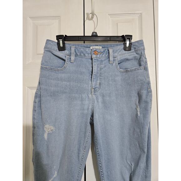 M jeans medium women's distressed high rise ankle jeggings - Picture 4 of 11